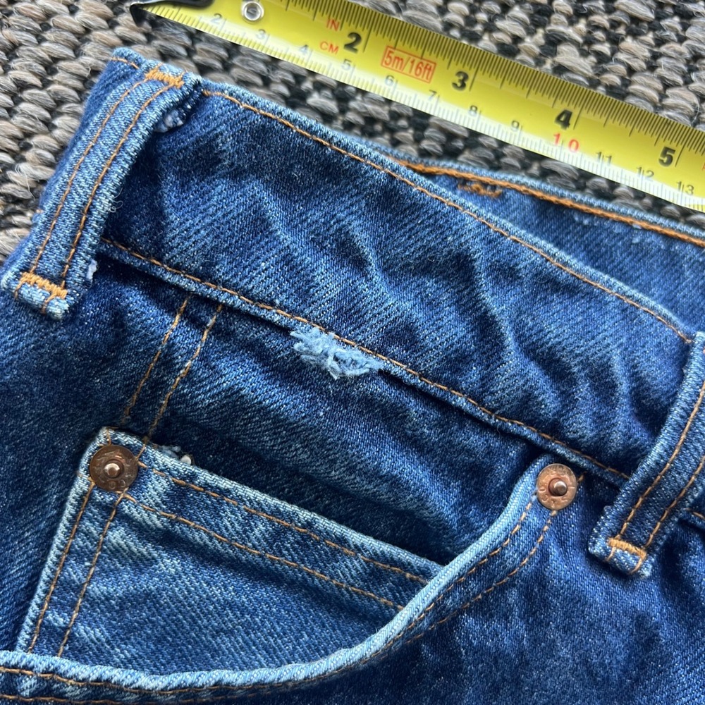 Vintage Levi's 506 Jeans Mens 32x30 Blue Straight Leg Orange Tab Denim 90s - Picture 5 of 7